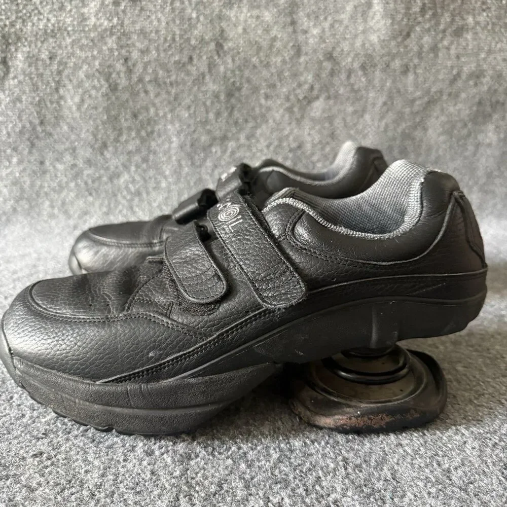 Z-Coil Men's Size 10 Legend Orthopedic Comfort Black Leather Spring Heel Shoes